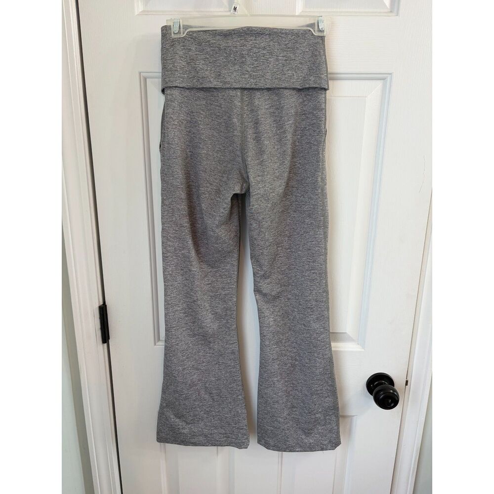 Offline by Aerie The Hugger High Waisted Foldover Flare Leggings Gray Size S - Picture 3 of 3